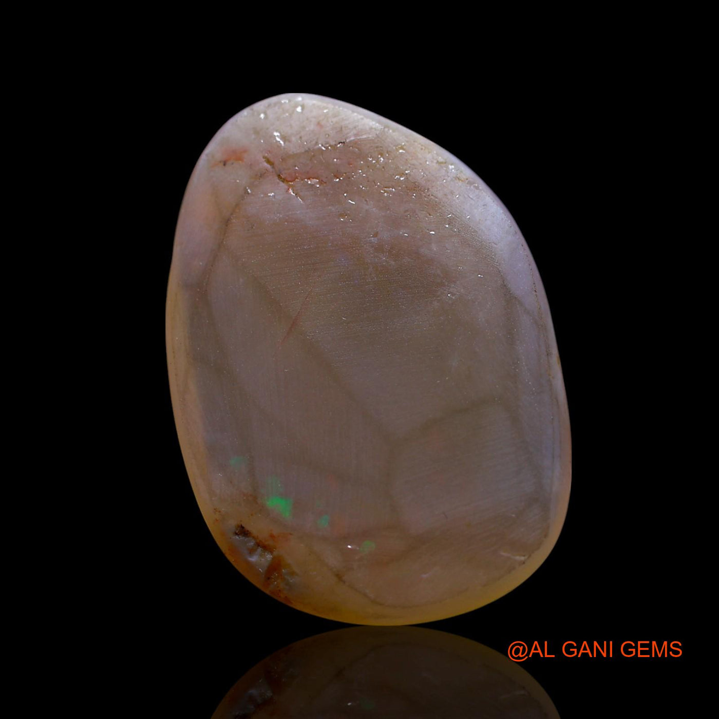 23.00 Cts Natural Australian Fire Opal Loose Gemstone Oval Cabochon 26x18x7 mm AG-502