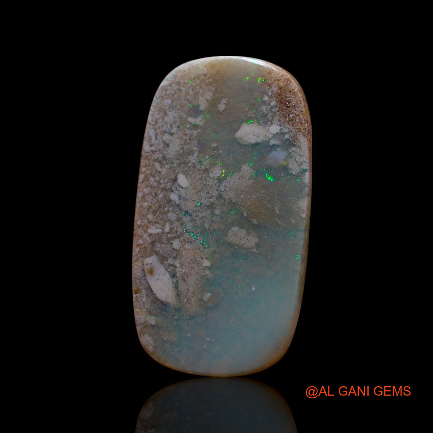 7.00 Cts Natural Australian Fire Opal Loose Gemstone Oval Cabochon 24x13x3 mm AG-504