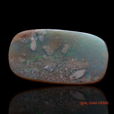 7.00 Cts Natural Australian Fire Opal Loose Gemstone Oval Cabochon 24x13x3 mm AG-504