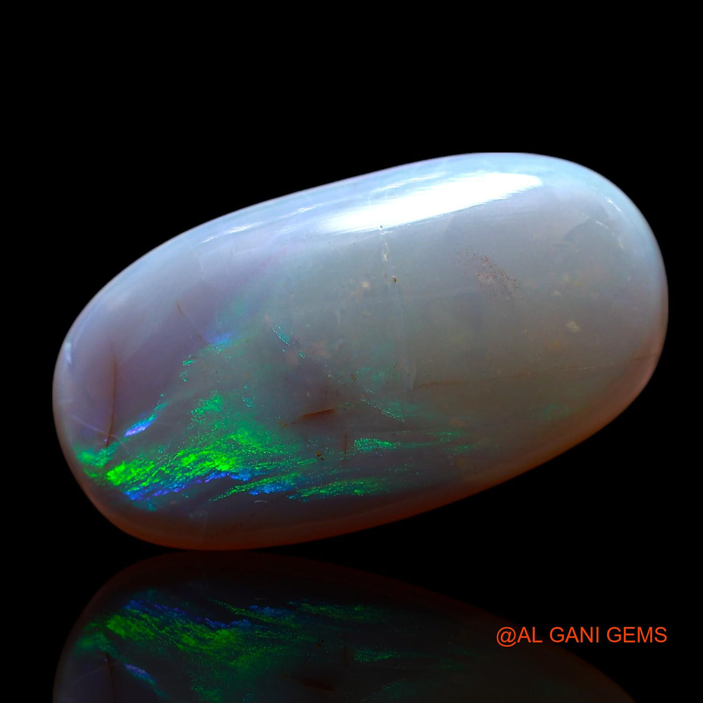 Natural Untreated Fire Opal Loose Gemstone Oval Cabochon From Australia 12.00 Cts 22x12x6 mm AG-505
