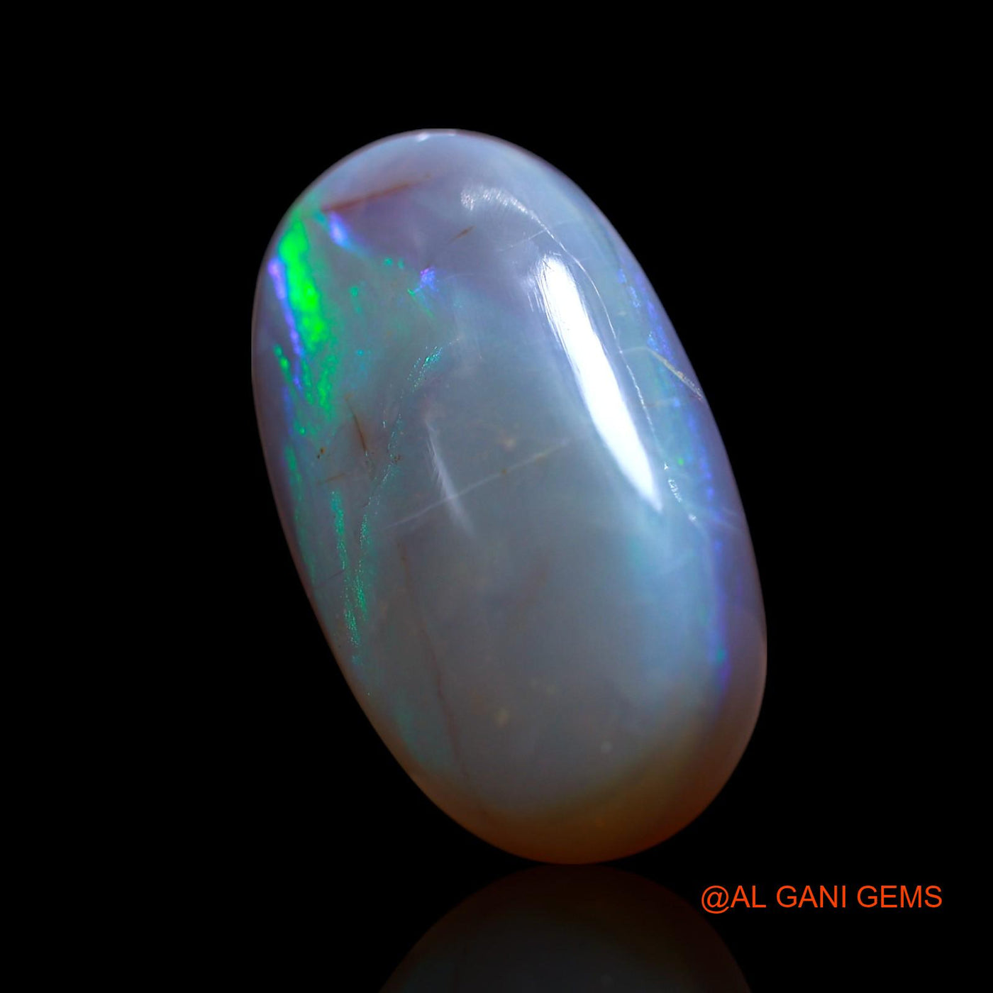 Natural Untreated Fire Opal Loose Gemstone Oval Cabochon From Australia 12.00 Cts 22x12x6 mm AG-505