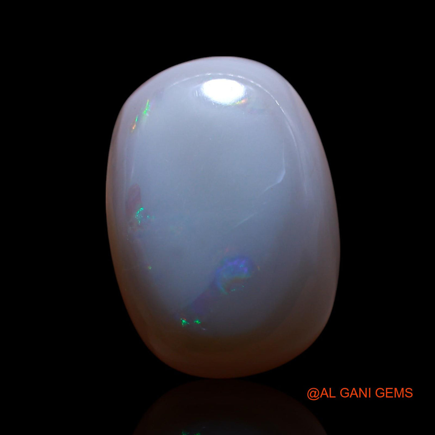 Natural Fire Opal Gemstone 14.00 Cts Loose Oval Cabochon From Australia 20x14x6 mm AG-507