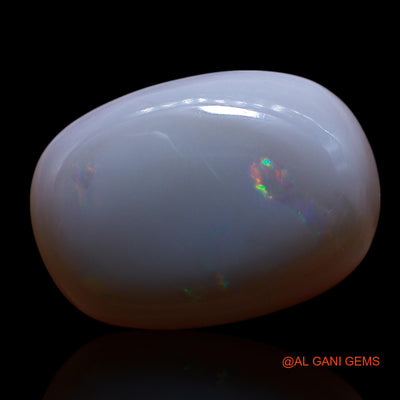 Natural Fire Opal Gemstone 14.00 Cts Loose Oval Cabochon From Australia 20x14x6 mm AG-507