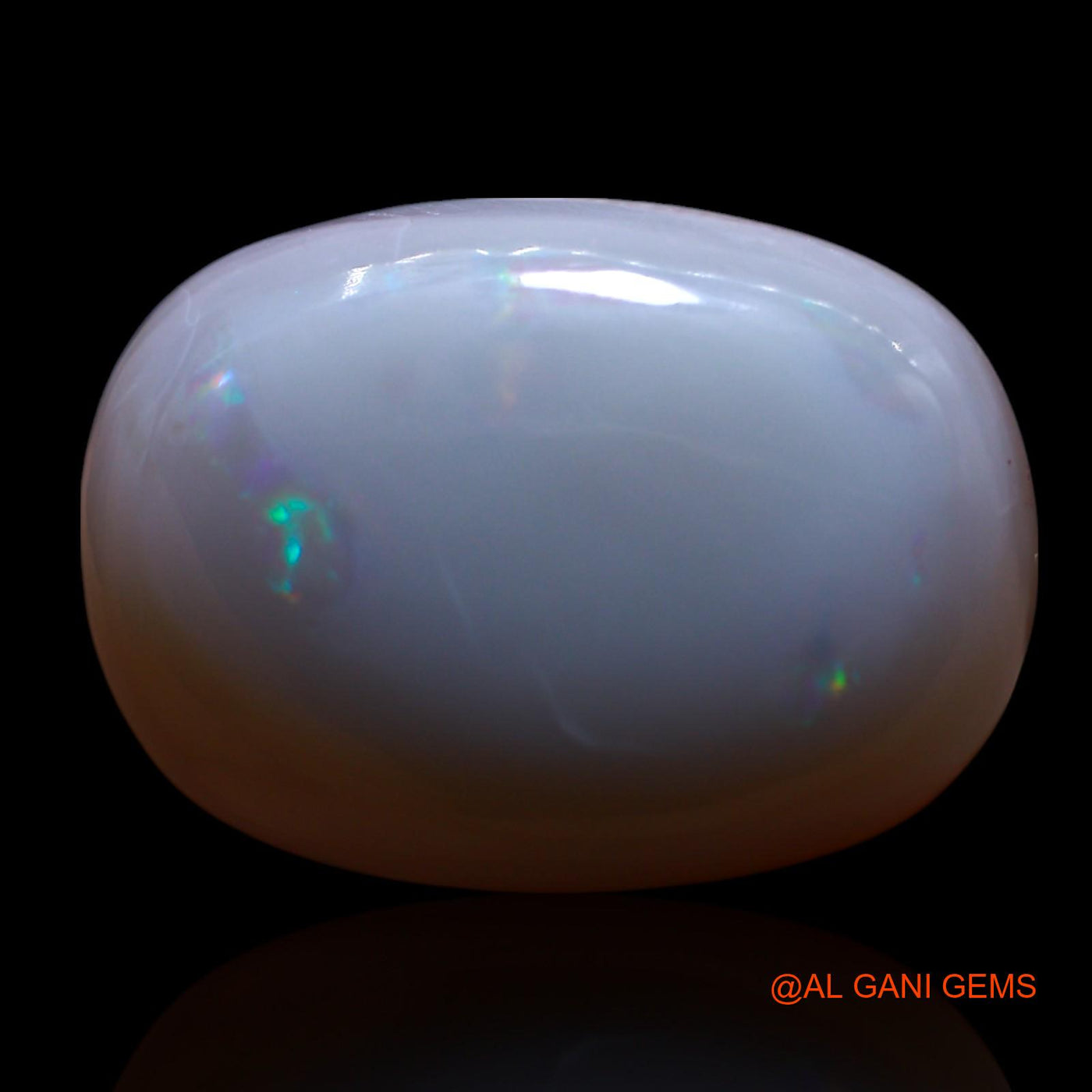 Natural Fire Opal Gemstone 14.00 Cts Loose Oval Cabochon From Australia 20x14x6 mm AG-507