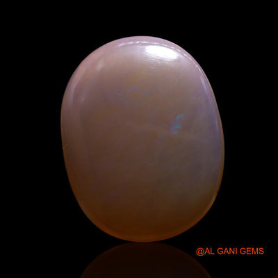 12.00 Cts Unheated Australian Fire Opal Loose Gemstone Oval Cabochon Natural 21x16x5 mm AG-509