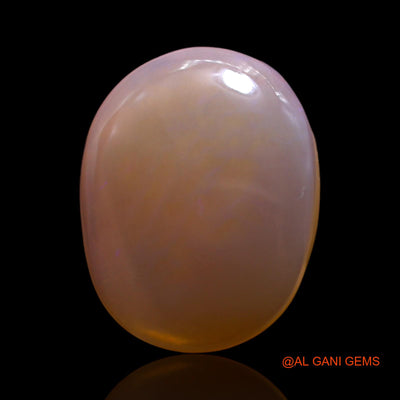 12.00 Cts Unheated Australian Fire Opal Loose Gemstone Oval Cabochon Natural 21x16x5 mm AG-509