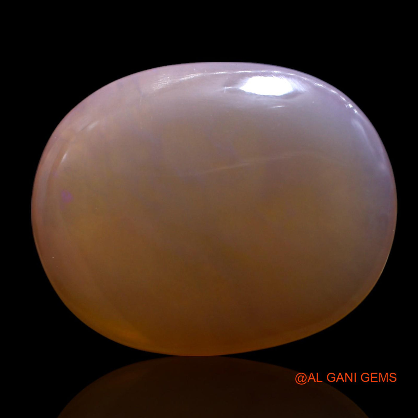 12.00 Cts Unheated Australian Fire Opal Loose Gemstone Oval Cabochon Natural 21x16x5 mm AG-509