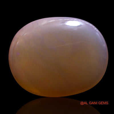 12.00 Cts Unheated Australian Fire Opal Loose Gemstone Oval Cabochon Natural 21x16x5 mm AG-509