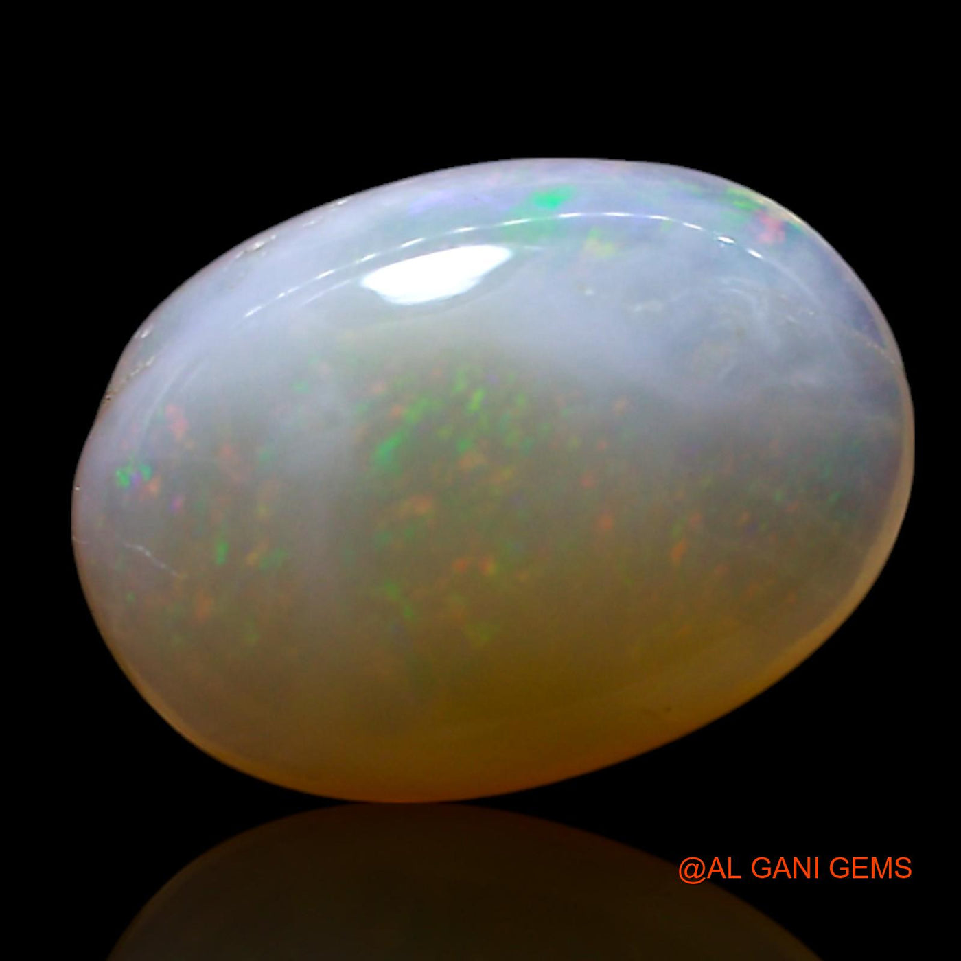 2.00 Cts Natural Australian Fire Opal Loose Gemstone Oval Cabochon 11x6x4 mm AG-50