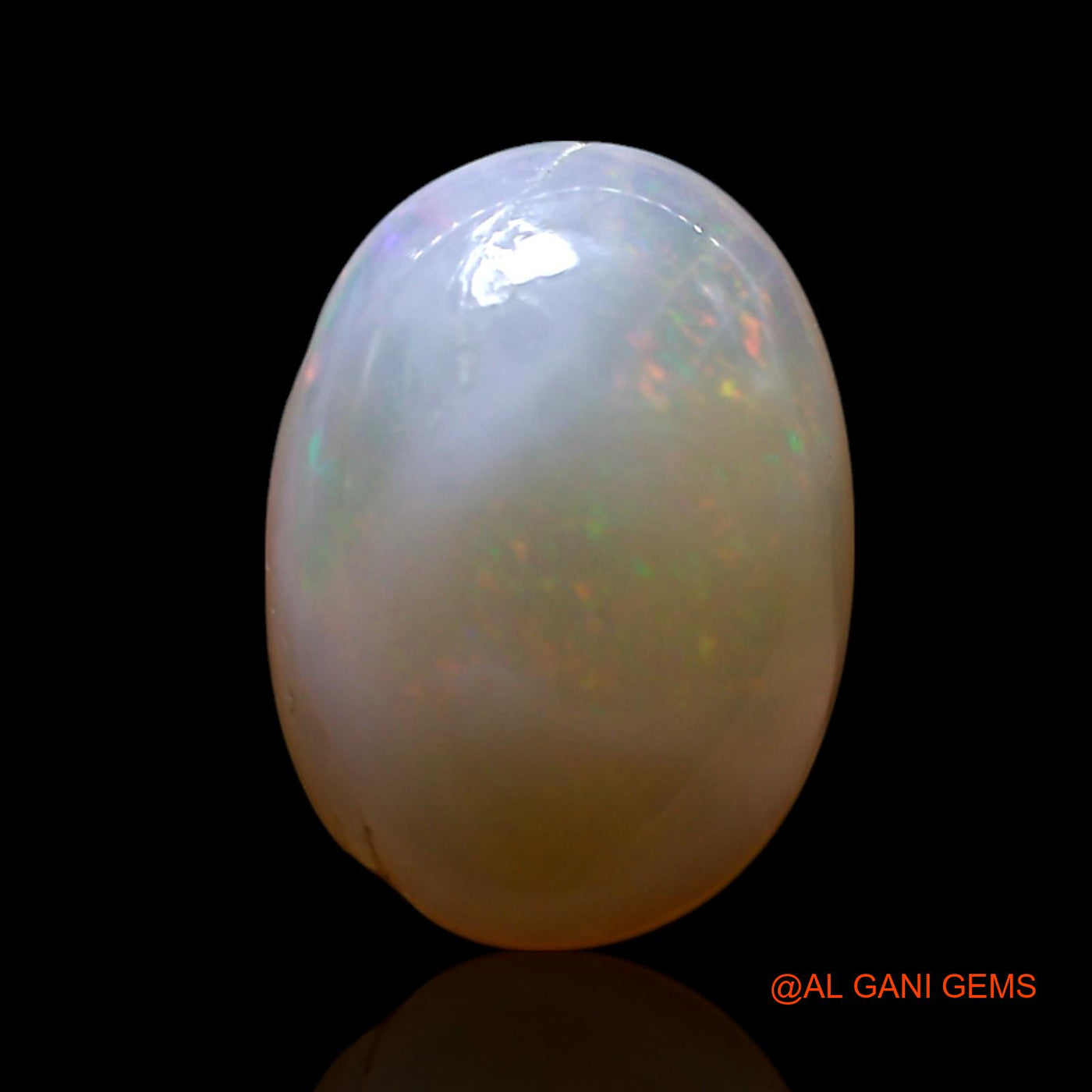 2.00 Cts Natural Australian Fire Opal Loose Gemstone Oval Cabochon 11x6x4 mm AG-50