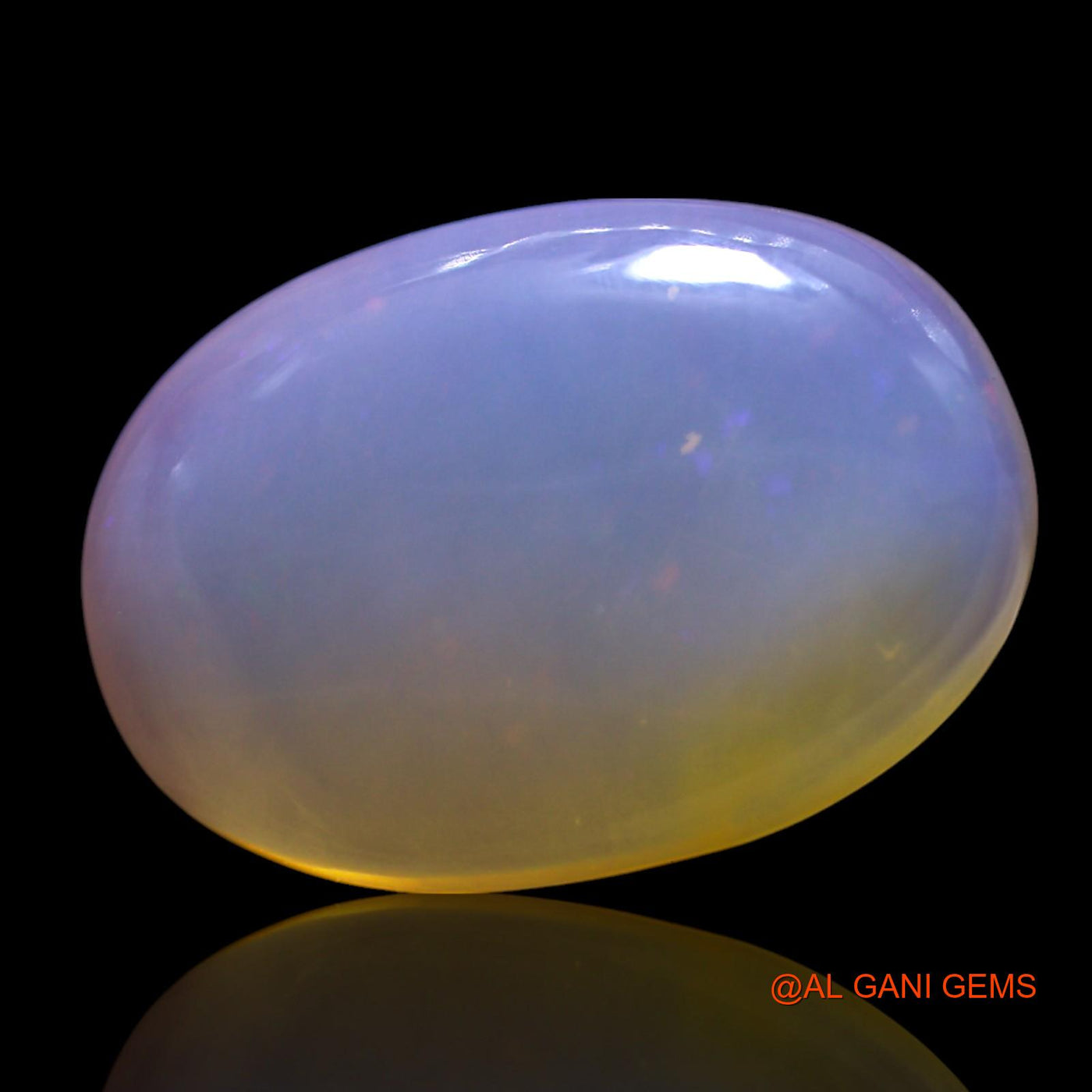 Natural Untreated Fire Opal Loose Gemstone Oval Cabochon From Australia 12.00 Cts 20x14x6 mm AG-510