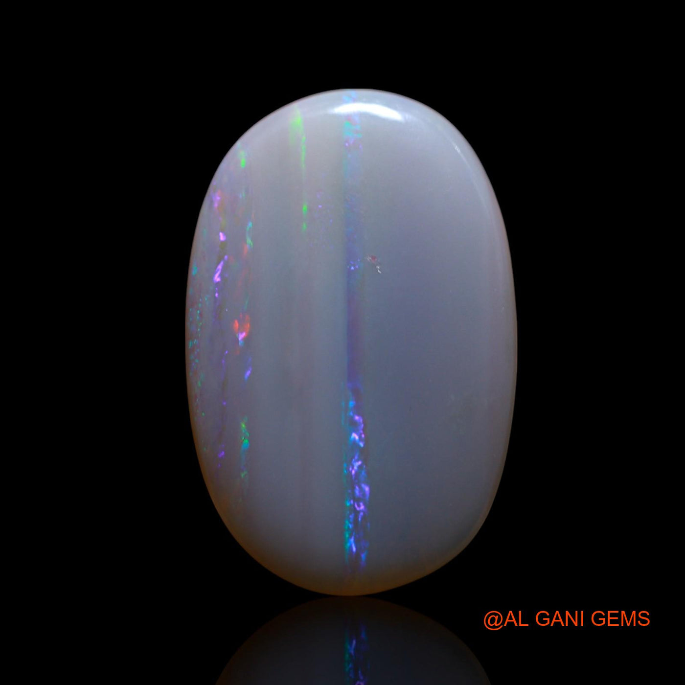 6.00 Cts Natural Australian Fire Opal Oval Cabochon Loose Gemstone For Jewelry 21x14x3 mm AG-511
