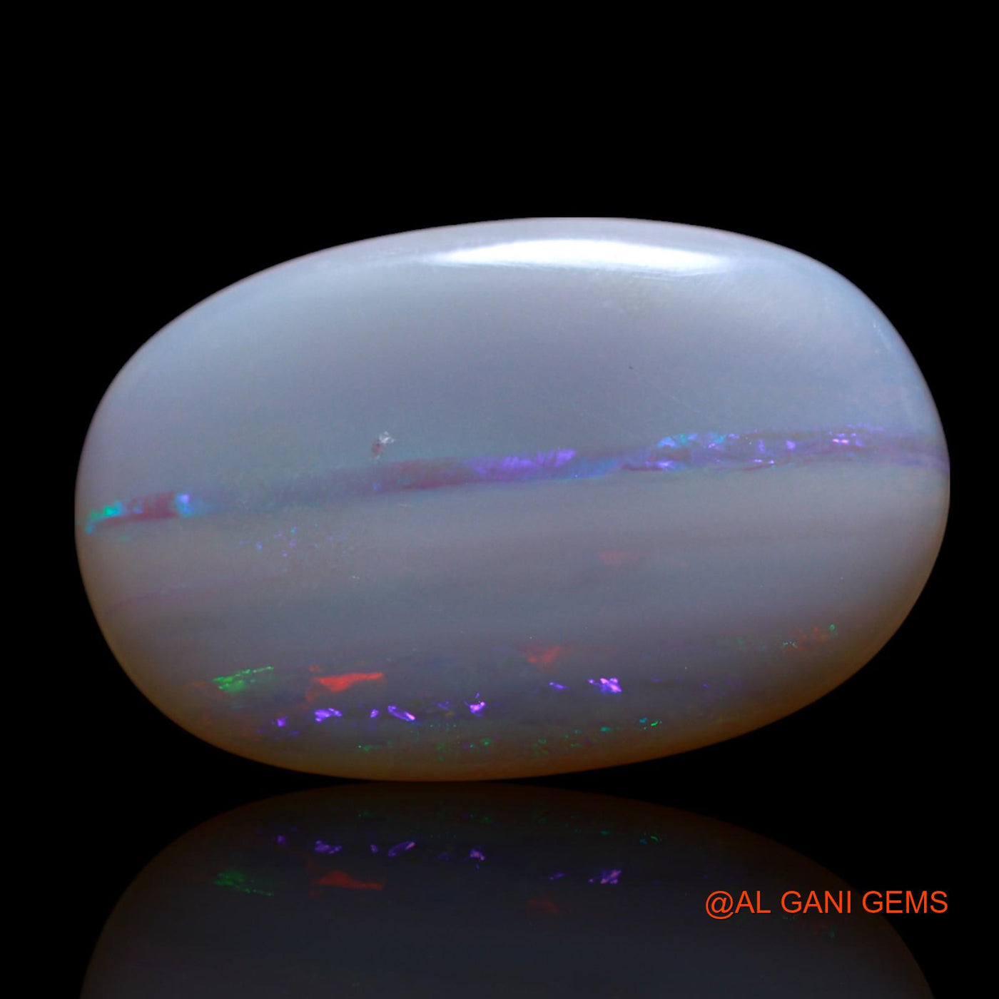 6.00 Cts Natural Australian Fire Opal Oval Cabochon Loose Gemstone For Jewelry 21x14x3 mm AG-511