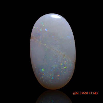 Natural Untreated Fire Opal Loose Gemstone Oval Cabochon From Australia 5.00 Cts 21x12x3 mm AG-514