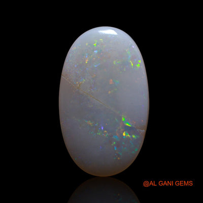 Natural Untreated Fire Opal Loose Gemstone Oval Cabochon From Australia 5.00 Cts 21x12x3 mm AG-514