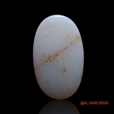 Natural Untreated Fire Opal Loose Gemstone Oval Cabochon From Australia 5.00 Cts 21x12x3 mm AG-514