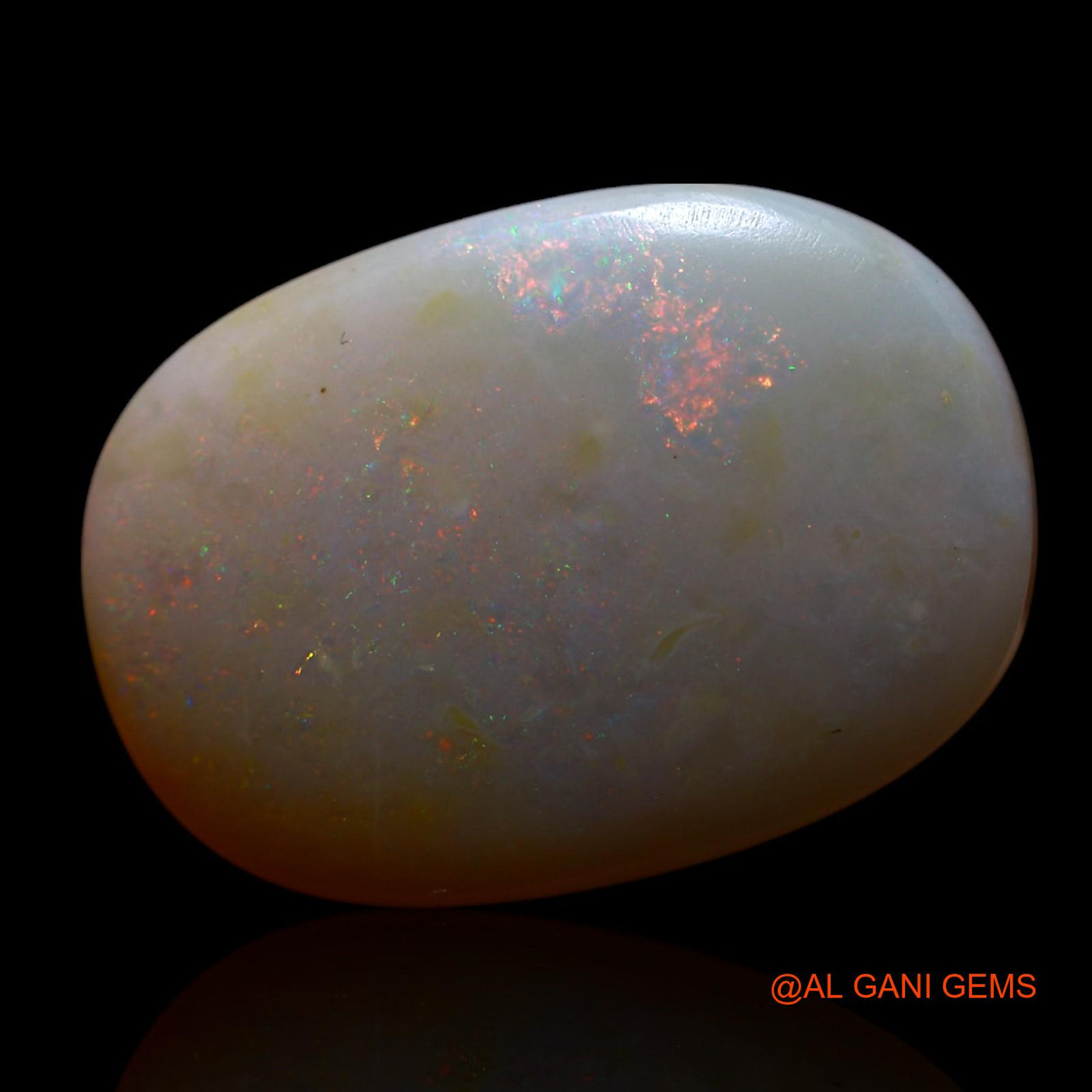 10.00 Cts Natural Australian Fire Opal Loose Gemstone Oval Cabochon 20x14x5 mm AG-515