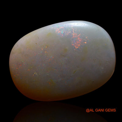 10.00 Cts Natural Australian Fire Opal Loose Gemstone Oval Cabochon 20x14x5 mm AG-515