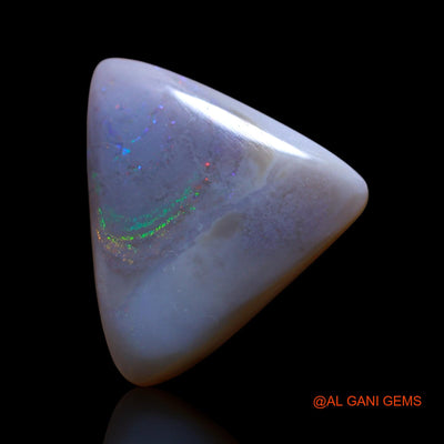 Natural Untreated Fire Opal Loose Gemstone Trillion Cabochon From Australia 6.00 Cts 16x15x4 mm AG-516