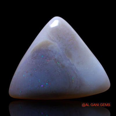 Natural Untreated Fire Opal Loose Gemstone Trillion Cabochon From Australia 6.00 Cts 16x15x4 mm AG-516