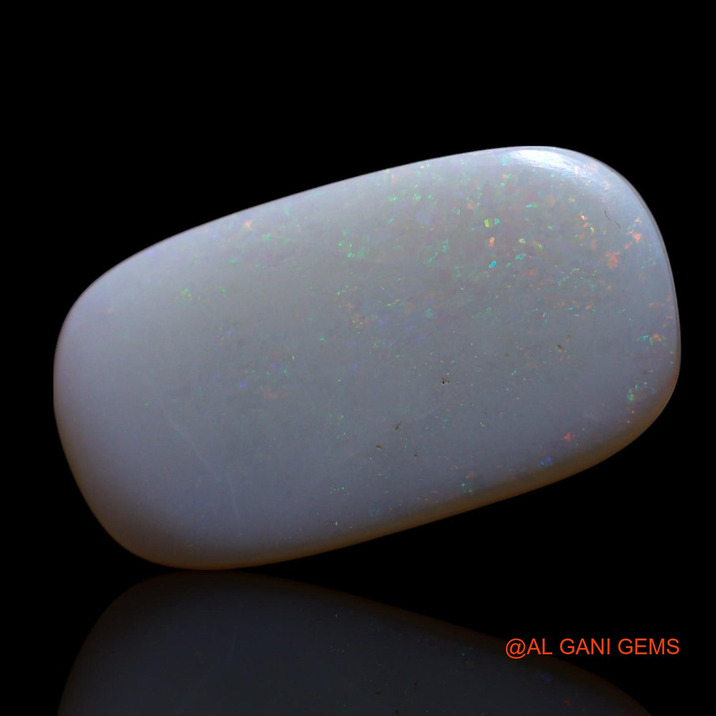 Natural Fire Opal Gemstone 5.00 Cts Loose Oval Cabochon From Australia 20x11x3 mm AG-517