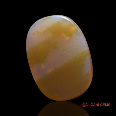 12.00 Cts Unheated Australian Fire Opal Loose Gemstone Oval Cabochon Natural 19x14x6 mm AG-518