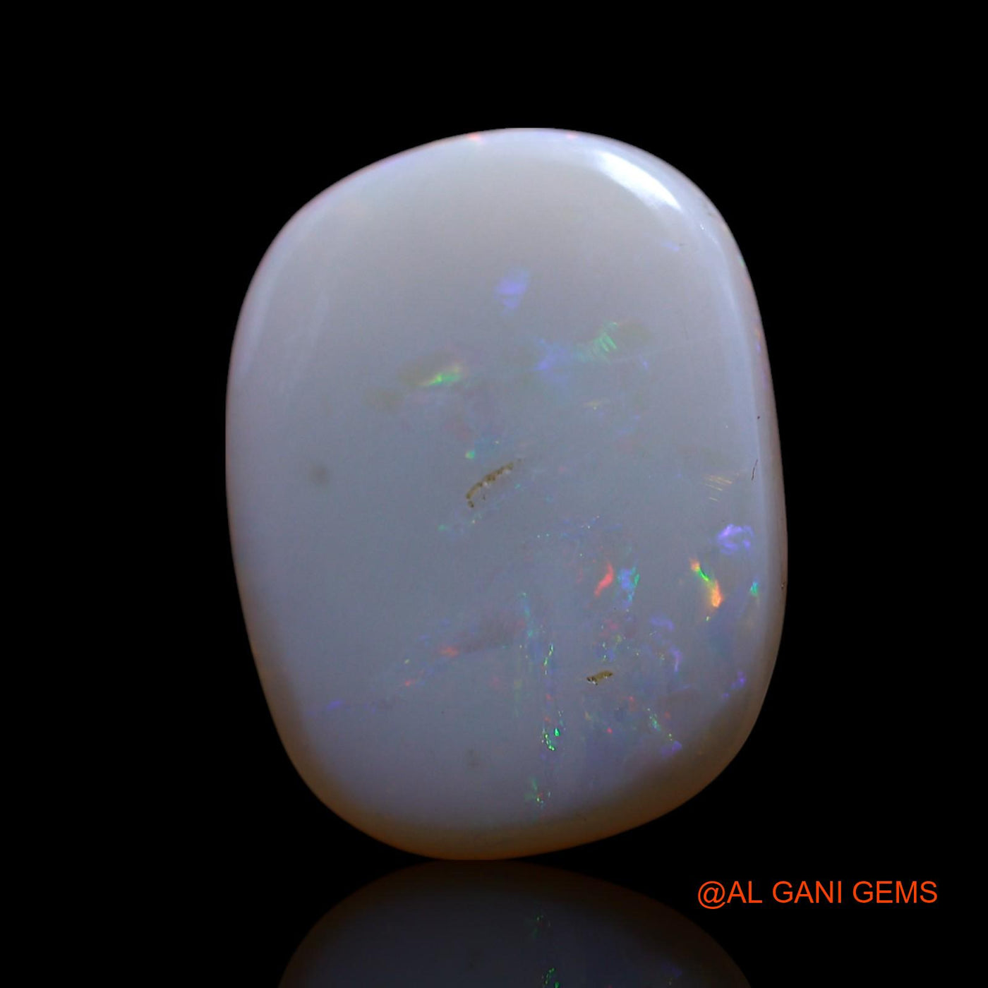 Natural Untreated Fire Opal Loose Gemstone Oval Cabochon From Australia 6.00 Cts 18x14x3 mm AG-519