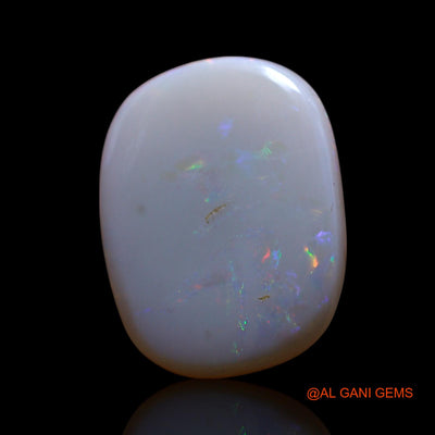 Natural Untreated Fire Opal Loose Gemstone Oval Cabochon From Australia 6.00 Cts 18x14x3 mm AG-519