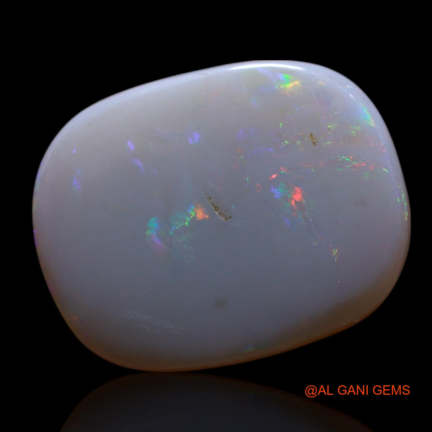 Natural Untreated Fire Opal Loose Gemstone Oval Cabochon From Australia 6.00 Cts 18x14x3 mm AG-519