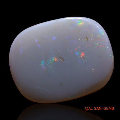 Natural Untreated Fire Opal Loose Gemstone Oval Cabochon From Australia 6.00 Cts 18x14x3 mm AG-519