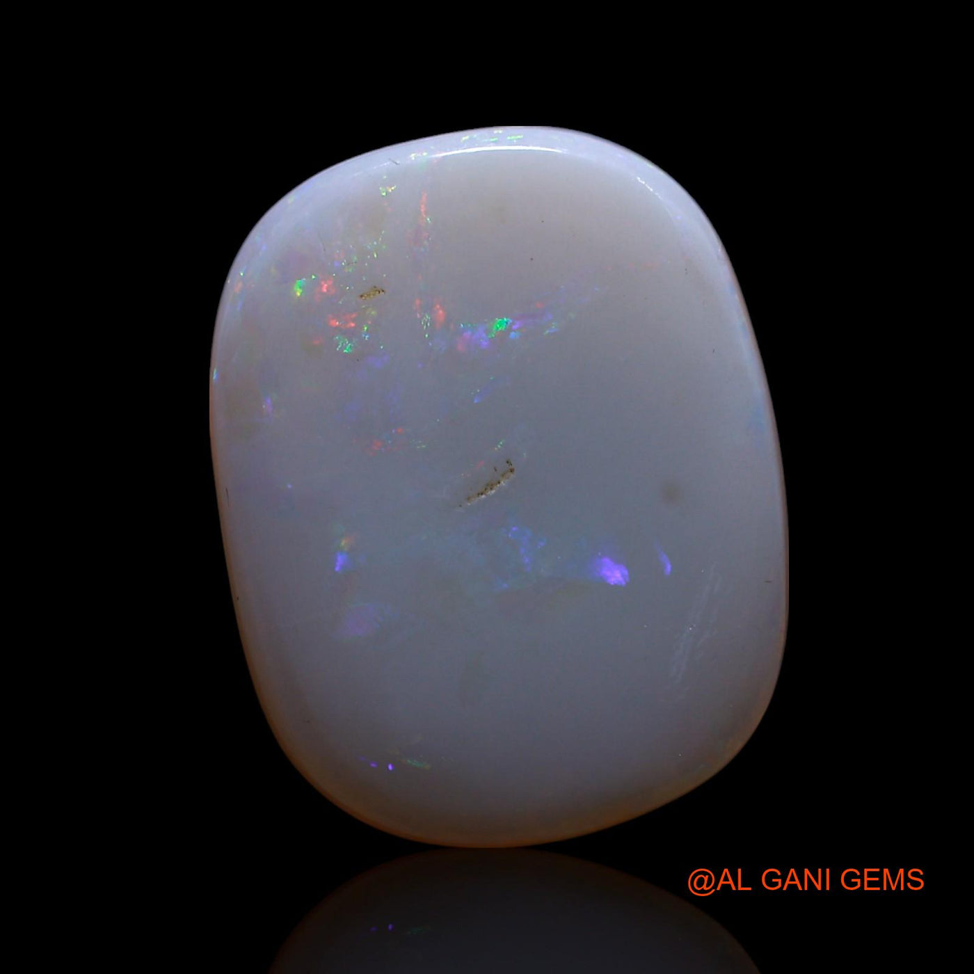 Natural Untreated Fire Opal Loose Gemstone Oval Cabochon From Australia 6.00 Cts 18x14x3 mm AG-519