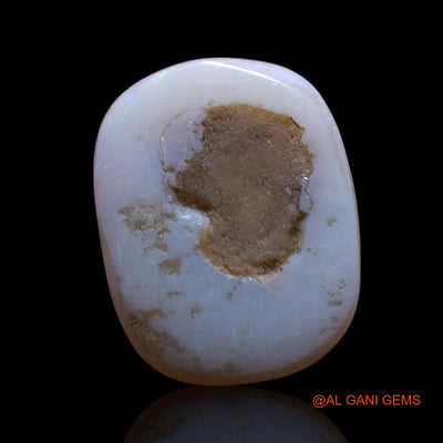 Natural Untreated Fire Opal Loose Gemstone Oval Cabochon From Australia 6.00 Cts 18x14x3 mm AG-519