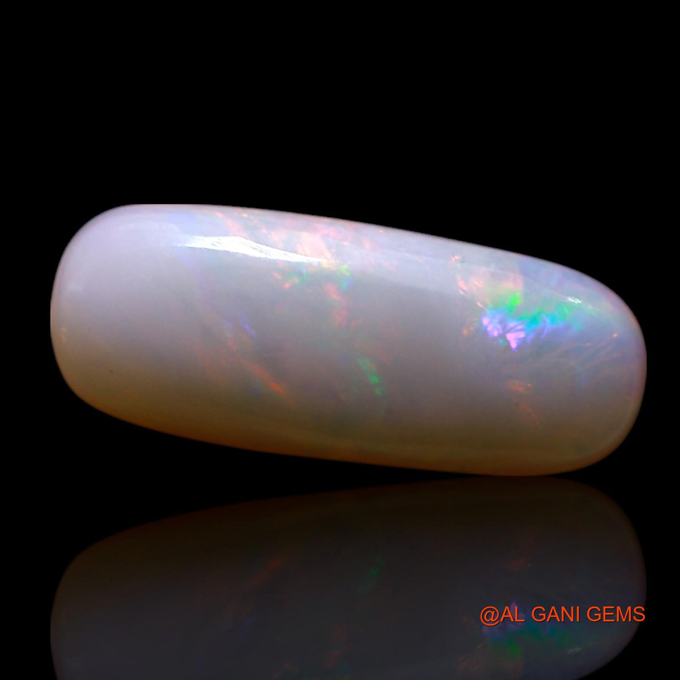1.40 Cts Natural Australian Fire Opal Loose Gemstone Oval Cabochon 14x5x2 mm AG-51