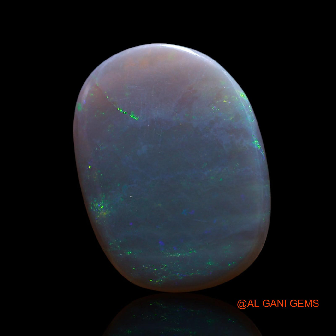 Natural Untreated Fire Opal Loose Gemstone Oval Cabochon From Australia 7.00 Cts 18x14x4 mm AG-520