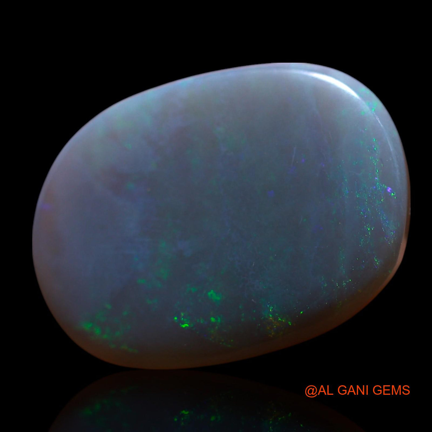 Natural Untreated Fire Opal Loose Gemstone Oval Cabochon From Australia 7.00 Cts 18x14x4 mm AG-520