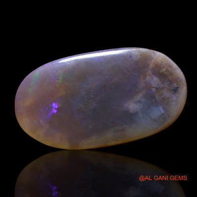 6.00 Cts Unheated Australian Fire Opal Loose Gemstone Oval Cabochon Natural 21x11x3 mm AG-522