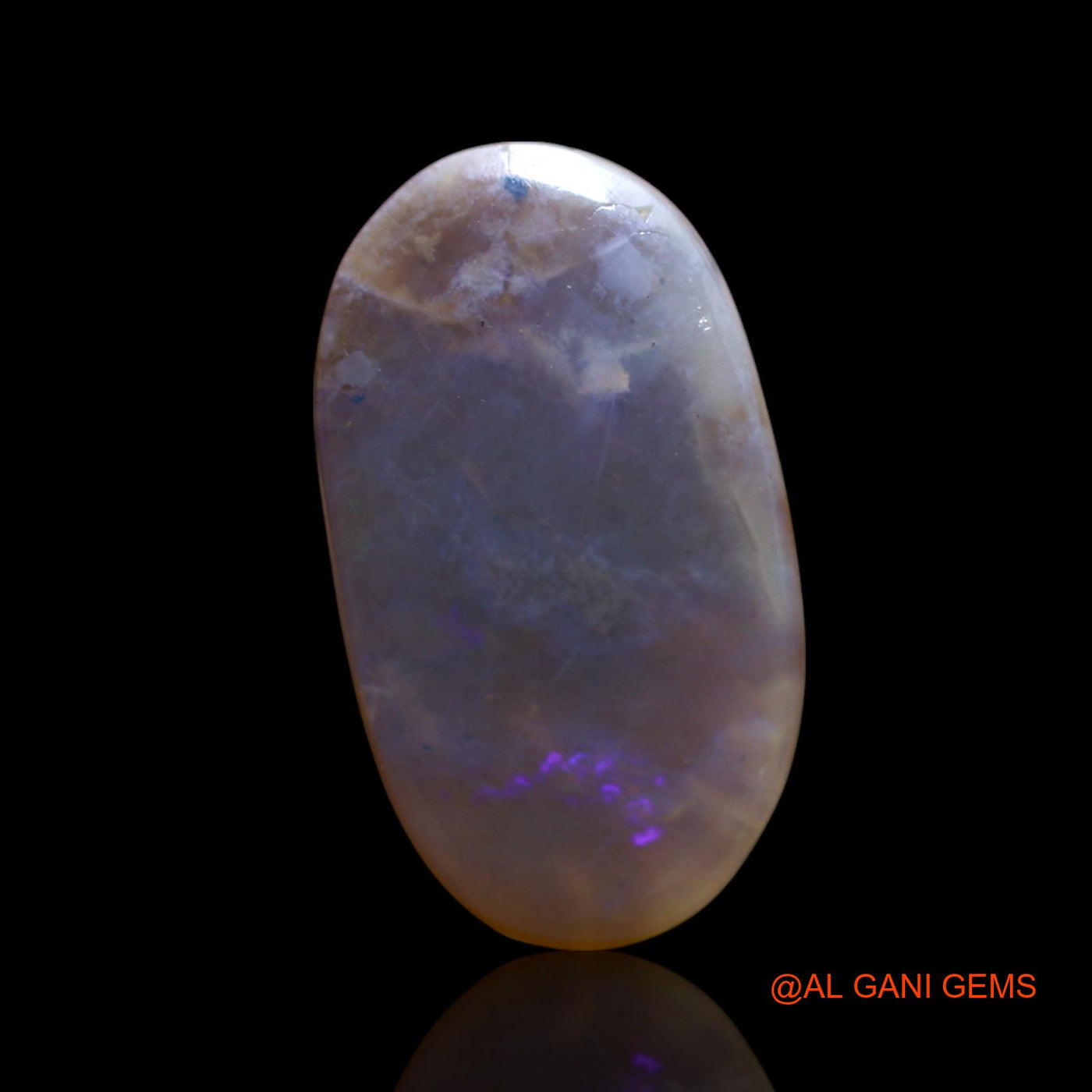 6.00 Cts Unheated Australian Fire Opal Loose Gemstone Oval Cabochon Natural 21x11x3 mm AG-522