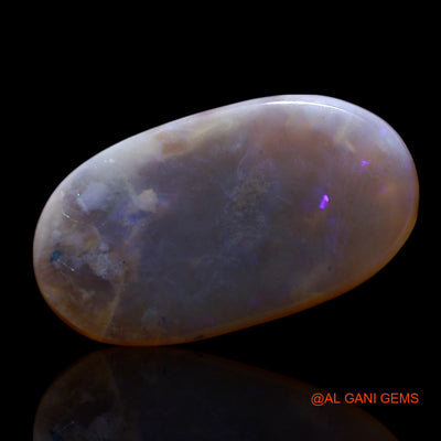 6.00 Cts Unheated Australian Fire Opal Loose Gemstone Oval Cabochon Natural 21x11x3 mm AG-522