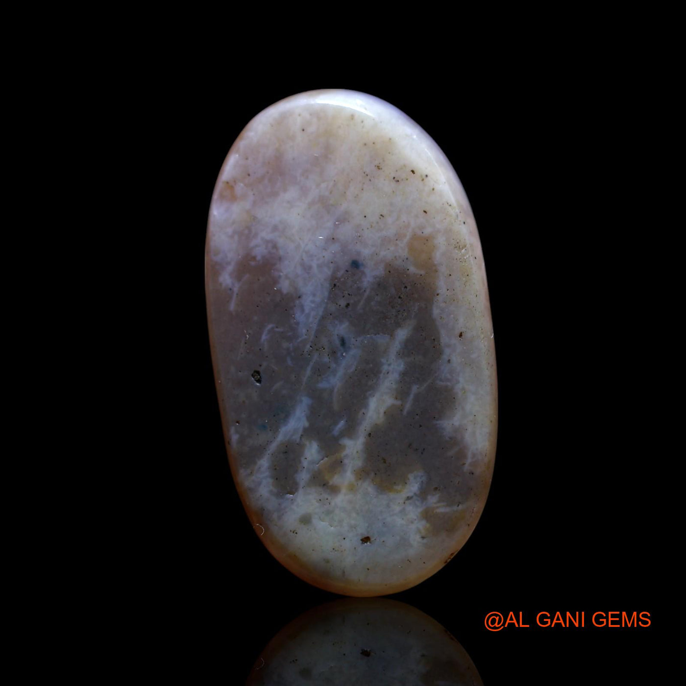 6.00 Cts Unheated Australian Fire Opal Loose Gemstone Oval Cabochon Natural 21x11x3 mm AG-522