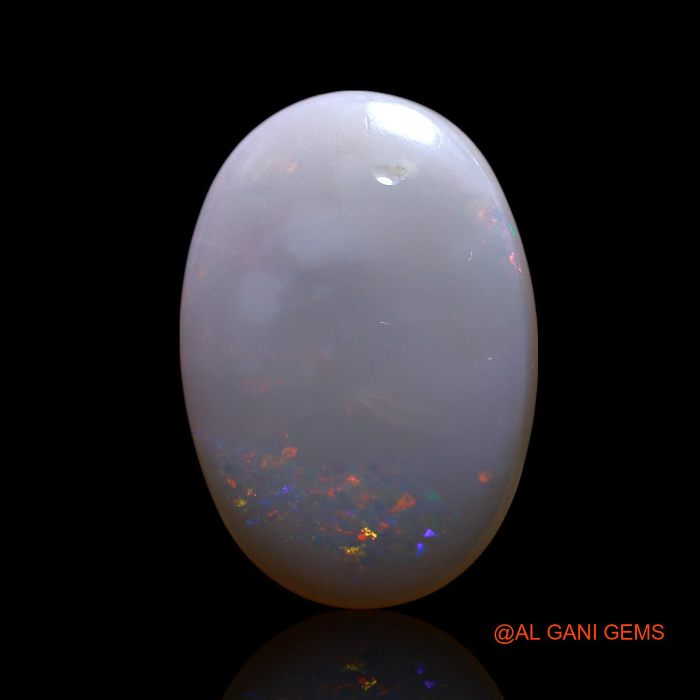 6.00 Cts Natural Australian Fire Opal Loose Gemstone Oval Cabochon 20x14x3 mm AG-523