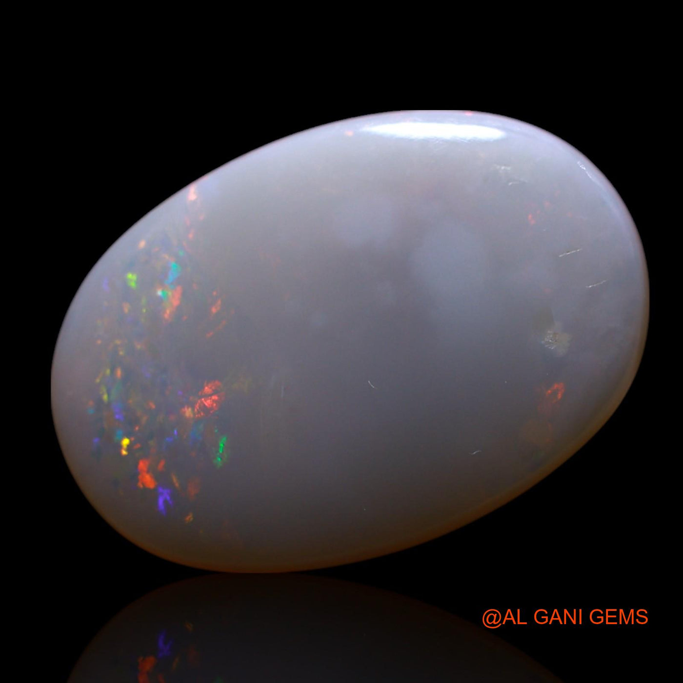 6.00 Cts Natural Australian Fire Opal Loose Gemstone Oval Cabochon 20x14x3 mm AG-523