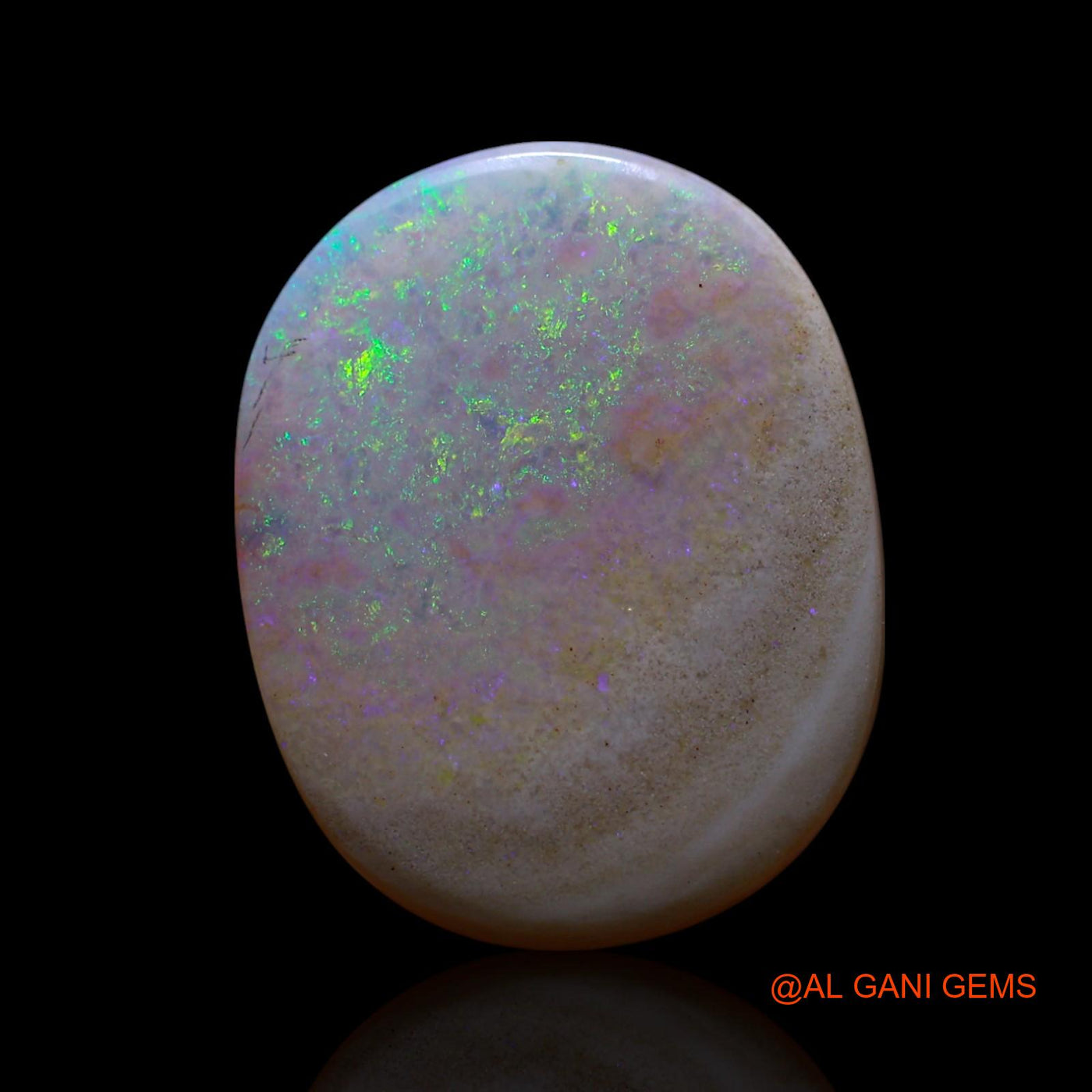 5.00 Cts Natural Australian Fire Opal Loose Gemstone Oval Cabochon 18x14x2 mm AG-524
