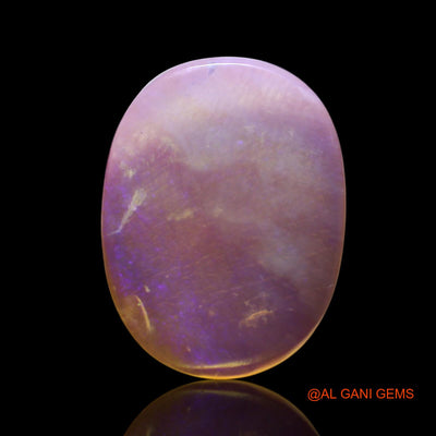 4.00 Cts Natural Australian Fire Opal Loose Gemstone Oval Cabochon 15x14x2 mm AG-525