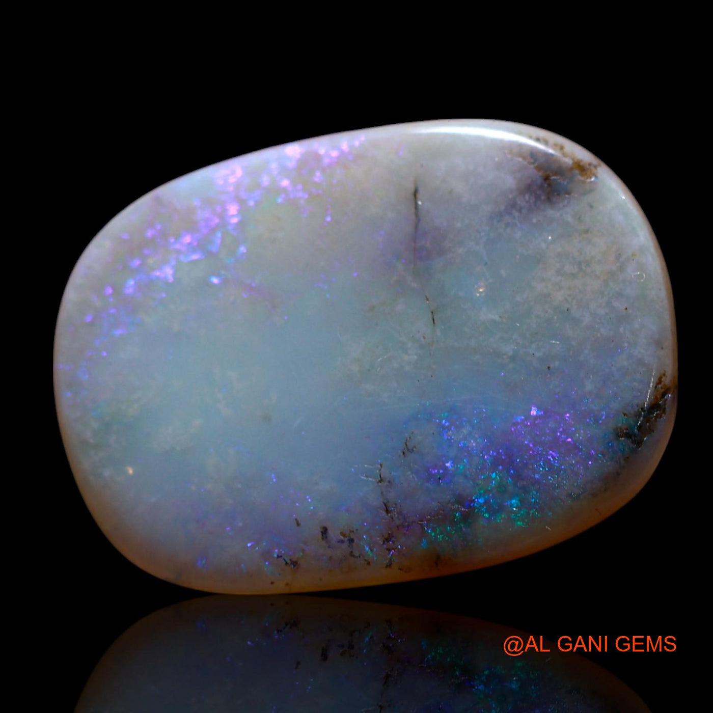 4.00 Cts Unheated Australian Fire Opal Loose Gemstone Oval Cabochon Natural 18x13x2 mm AG-526
