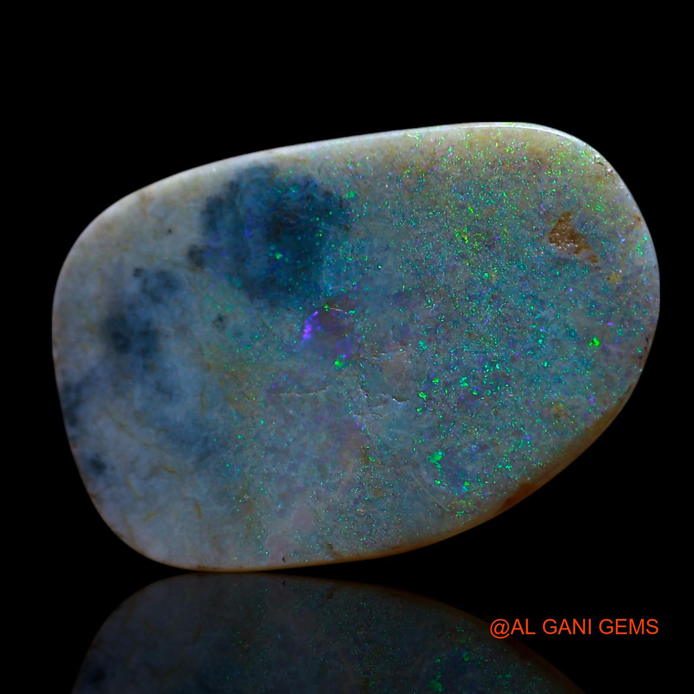 4.00 Cts Natural Australian Fire Opal Fancy Cabochon Loose Gemstone For Jewelry 19x12x2 mm AG-527