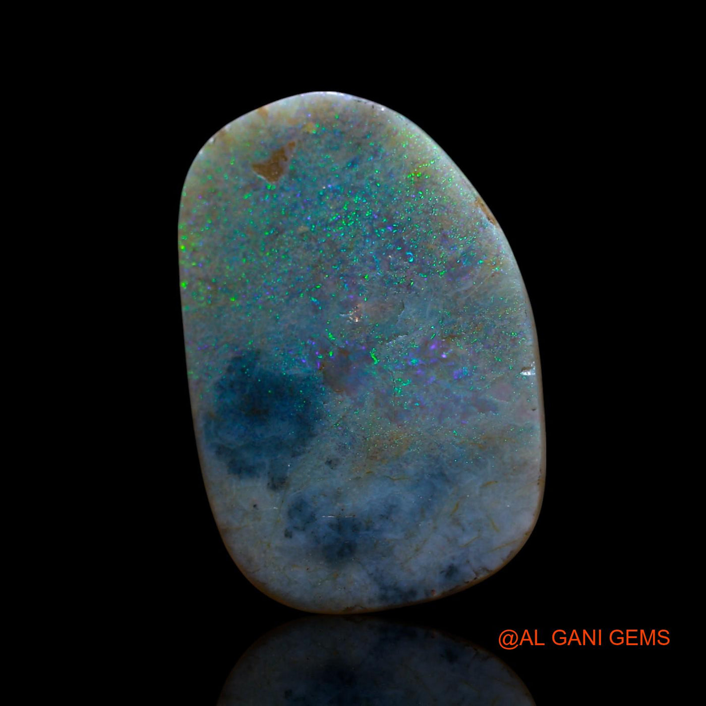 4.00 Cts Natural Australian Fire Opal Fancy Cabochon Loose Gemstone For Jewelry 19x12x2 mm AG-527