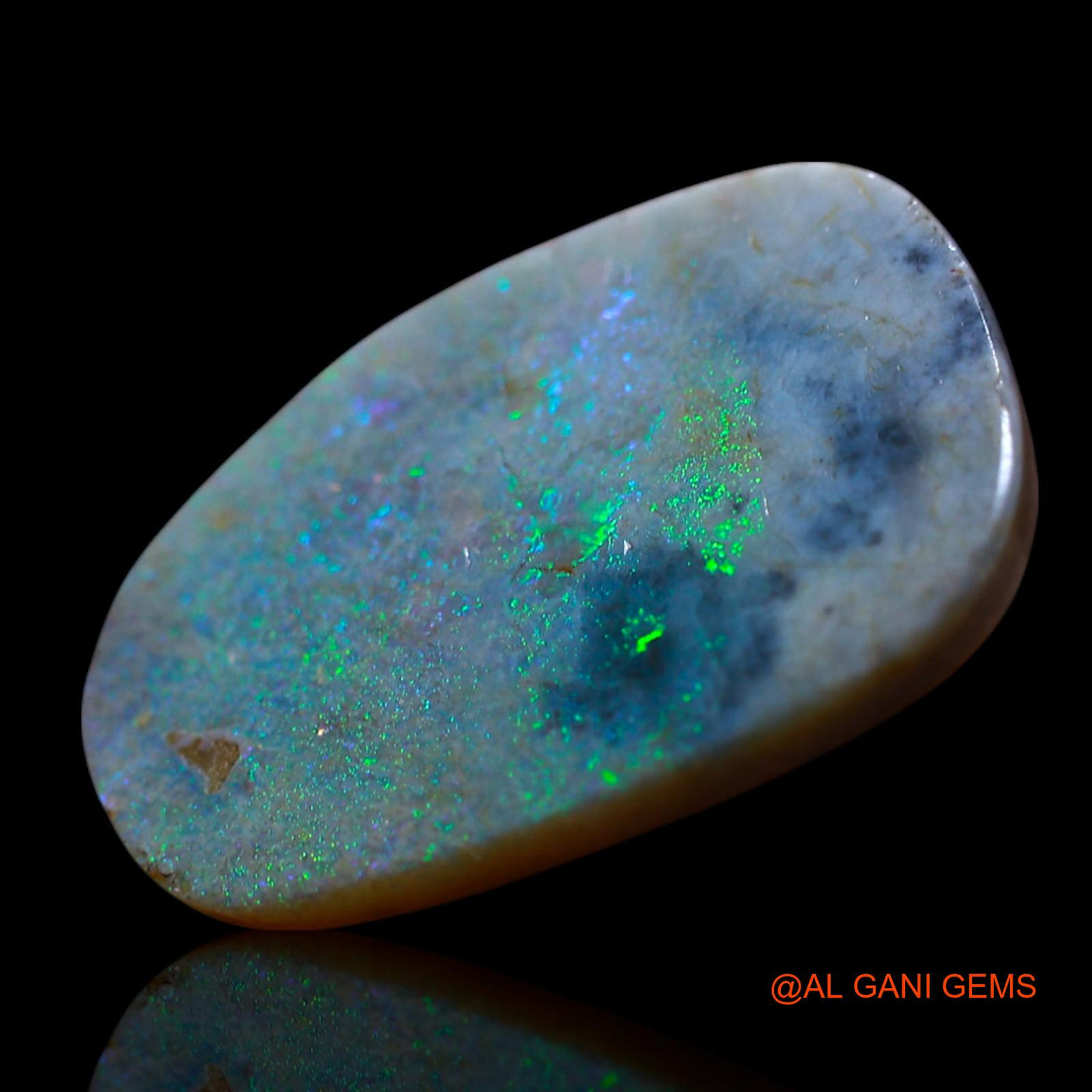 4.00 Cts Natural Australian Fire Opal Fancy Cabochon Loose Gemstone For Jewelry 19x12x2 mm AG-527