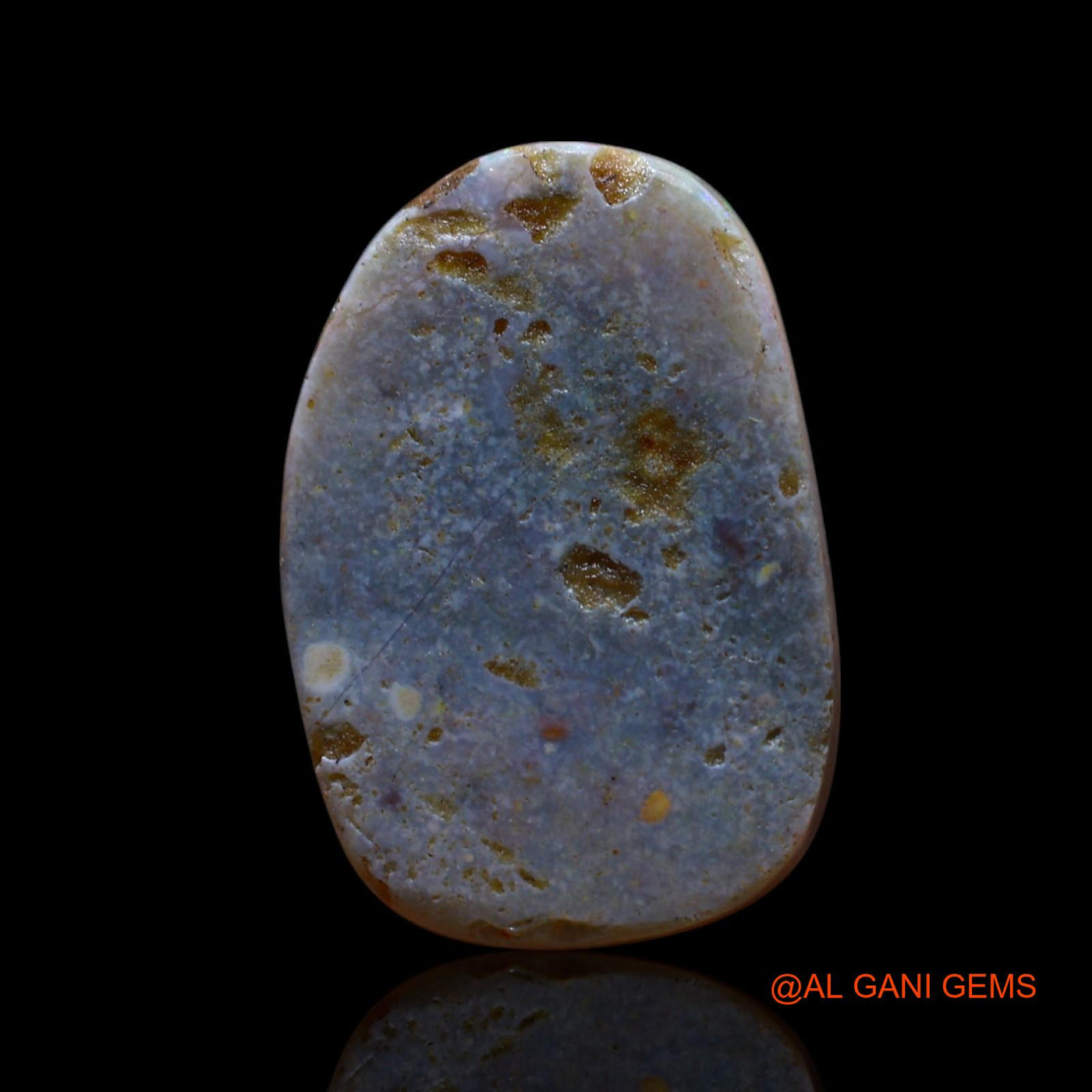 4.00 Cts Natural Australian Fire Opal Fancy Cabochon Loose Gemstone For Jewelry 19x12x2 mm AG-527