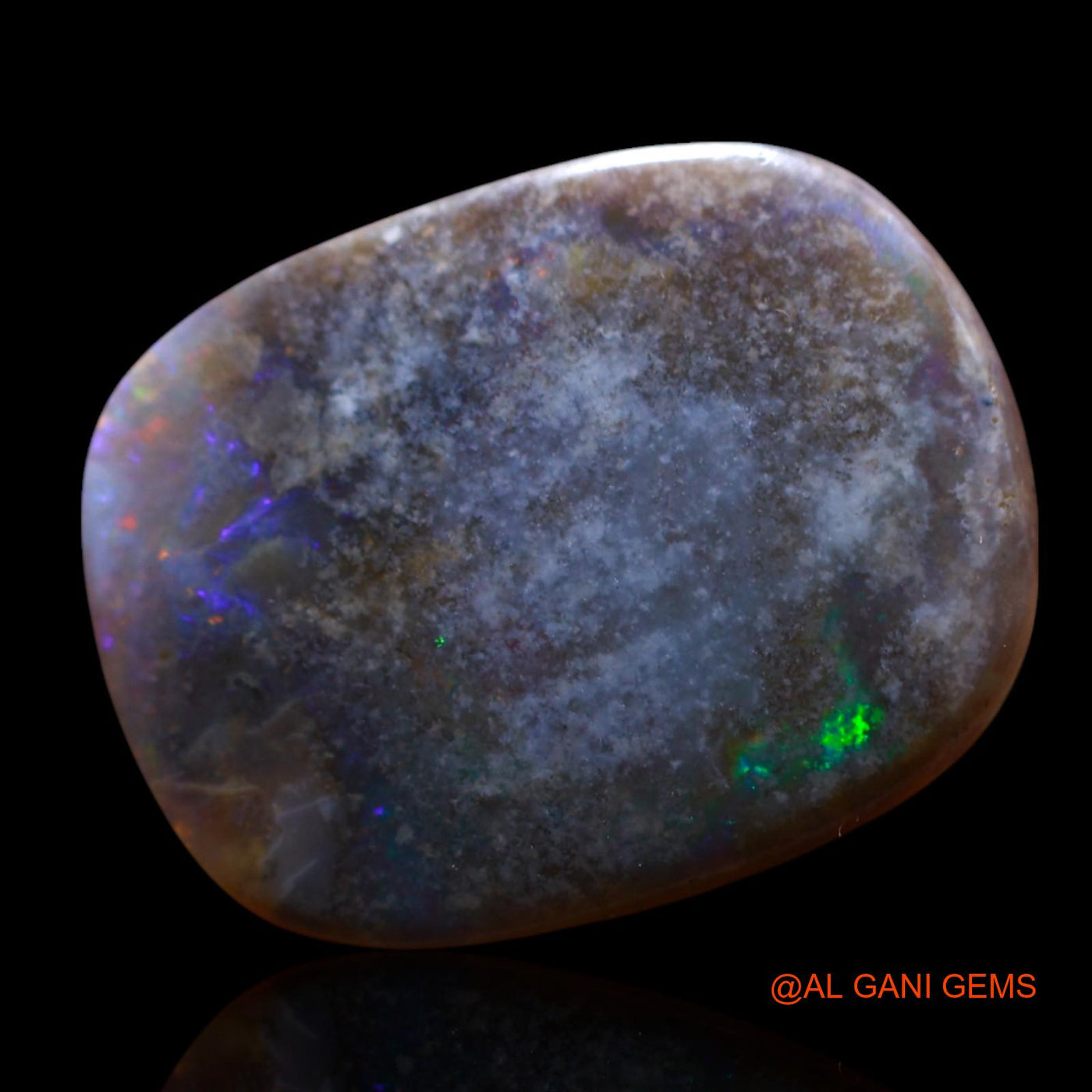 Natural Fire Opal Gemstone 6.00 Cts Loose Oval Cabochon From Australia 18x14x3 mm AG-528