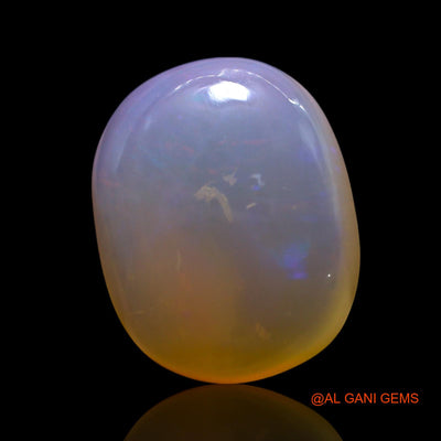 12.00 Cts Natural Australian Fire Opal Loose Gemstone Oval Cabochon 17x13x8 mm AG-529